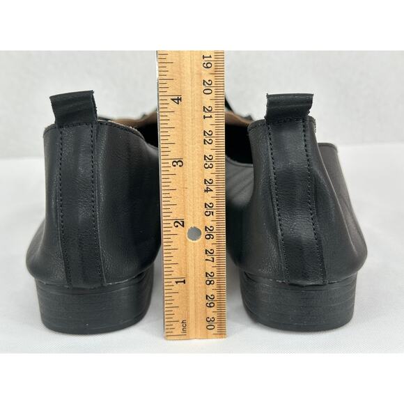 Bileinolang NWOT Black Ballet Bow Leather Flats  42 - Picture 5 of 9